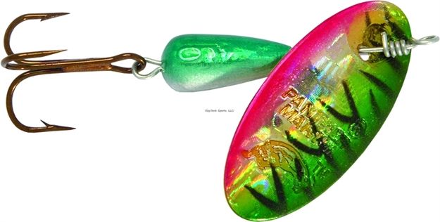 Picture of Panther Martin Holographic Regular In-Line Spinner, #2, 1/16 Oz, Tiger Green
