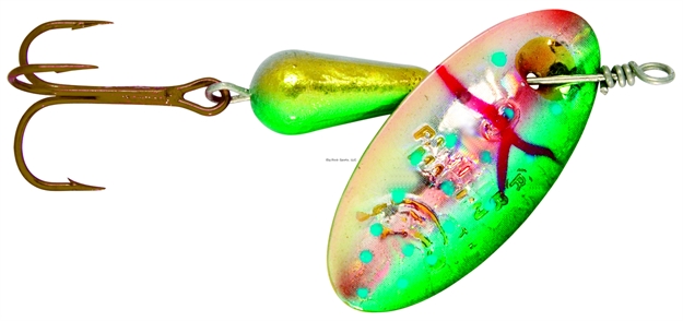 Picture of Panther Martin Holographic Regular In-Line Spinner, #9, 3/8 Oz, Spotted Blue