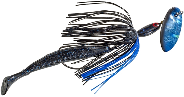 Picture of Panther Martin Hularunner Holographic Weedless In-Line Spinner, #9Wr, 3/8 Oz, Blue & Black