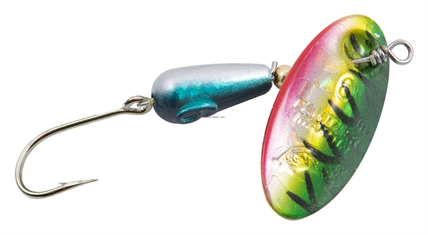 Picture of Panther Martin Single Hook Holographic Spinner, Size 2,  Tiger Green