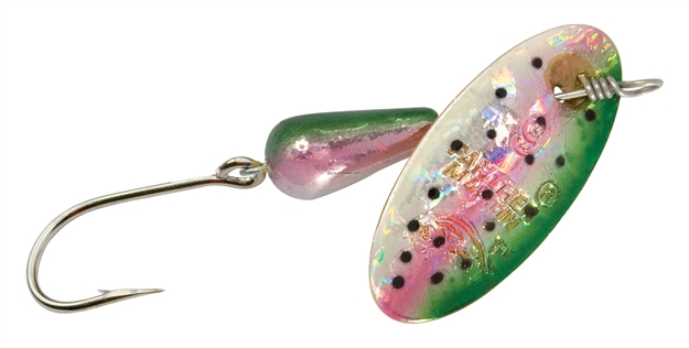 Picture of Panther Martin Single Hook Holographic Spinner, Size 6, Rainbowtrout