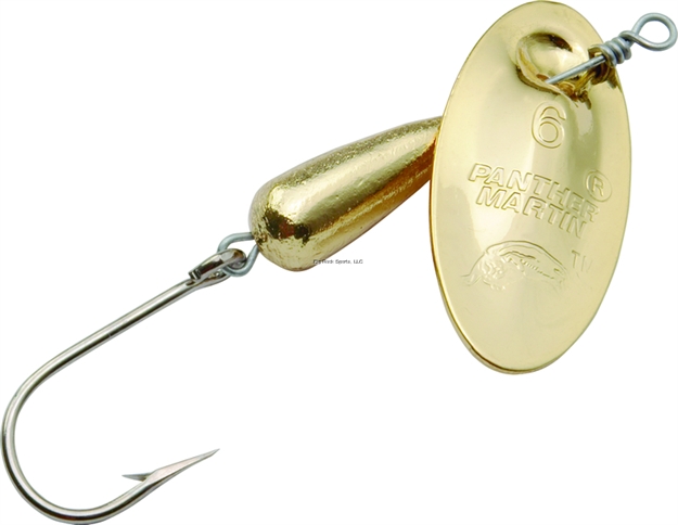 Picture of Panther Martin Sure Shot All Gold Single Hook Spinner, Size 4