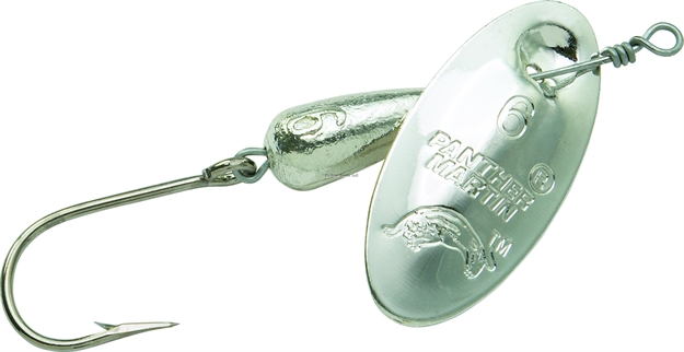 Picture of Panther Martin Sure Shot All Silver Single Hook Spinner, Size 4
