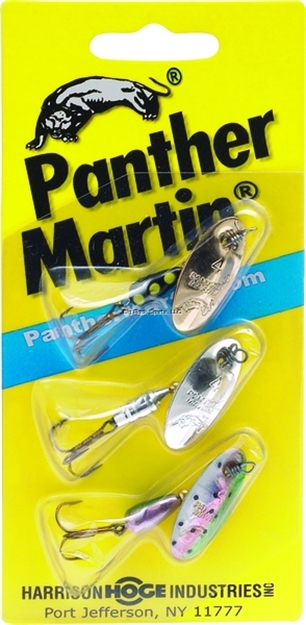 Picture of Panther Martin Western Trout Kit, #4, 1/8 Oz, Assorted, 3/Pack
