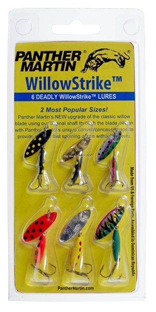 Picture of Panther Martin Willow Strike Kit 3 Size 4 And 3 Size 6
