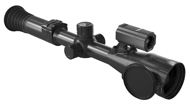 Picture of Pard Pa435/Lrf Pantera 480 Lrf Thermal Black 2.3X35mm Multiple Reticle, Digital 2X/4X/6X/8X Zoom, 480X360 Resolution PA435LRF