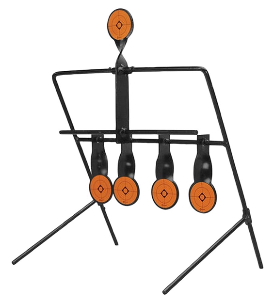 Picture of  Caldwell 820585  Resetting Target Airgun Ar500 Steel Black/Orange Impact Enhancement Motion 1.50" 661120205852