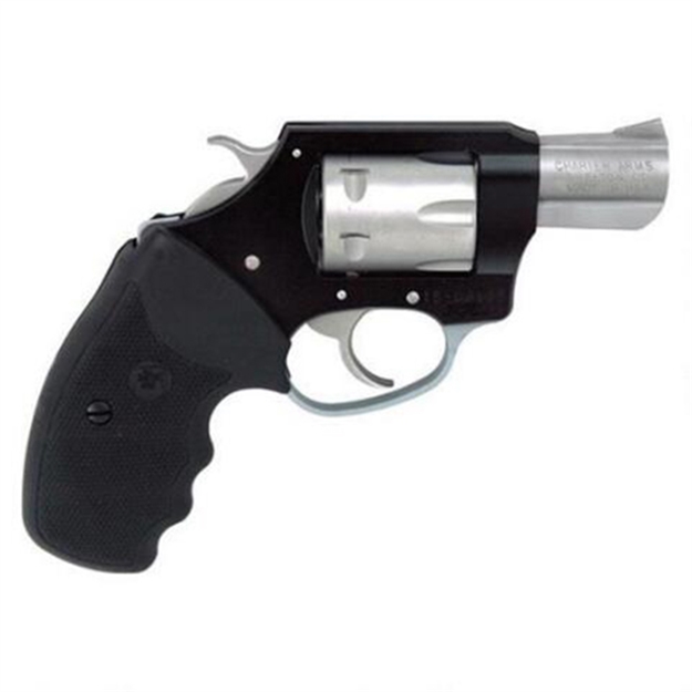 Picture of  Charter Arms 52370 Pathfinder Lite Small 22 Wmr, 8 Shot 2" Matte Stainless Steel Barrel & Cylinder, Aircraft Aluminum Frame W/Black Finger Grooved Rubber Grip, Exposed Hammer