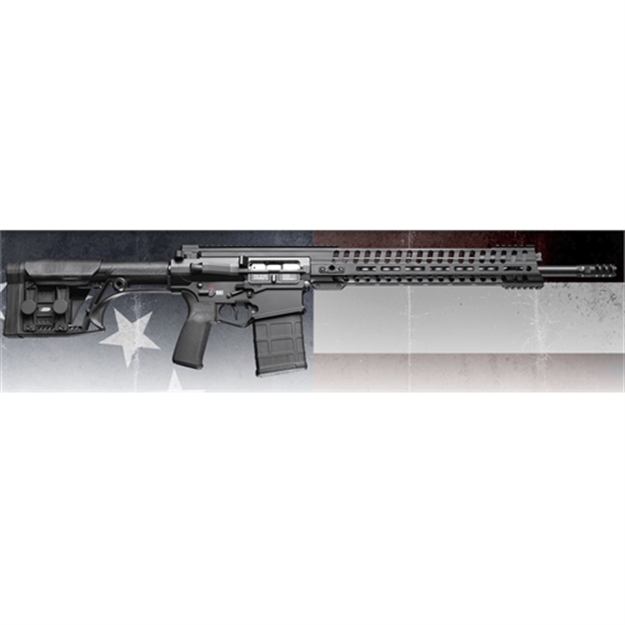Picture of Patriot Ordnance Factory 01302 P6.5 Gen 4 Semi-Auto 6.5 Creedmoor 20" 20+1 Luth-Ar Mba-1 Black Stk Black