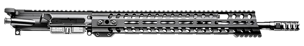 Picture of Patriot Ordnance Factory  Renegade + Complete Upper 5.56X45mm Nato 10.50" Black Nitride Barrel Aluminum Black Anodized Receiver 9" M-Lok Handguard Adjustable Block 00912 847313009128