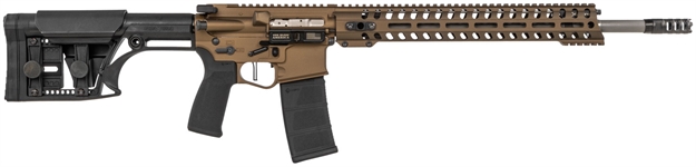 Picture of Patriot Ordnance Factory  Renegade + Gen4 
Semi-Automatic 5.56 Nato 16" 30+1 6-Position Mft Minimalist Black Stk Burnt Bronze Receiver/Black Barrel