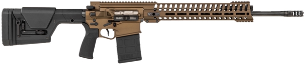 Picture of Patriot Ordnance Factory 01565 Revolution Gen4 6.5 Creedmoor 20" 20+1 Burnt Bronze Adjustable Magpul Prs Stock 14.5" M-Lok 847313015655 -