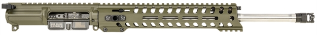 Picture of Patriot Ordnance Factory  Rogue Complete Upper 308 Win 16.50" Stainless Barrel, OD Green Anodized, Micro-B Muzzle Brake, 11" M-Lok Handguard 01999 847313019998