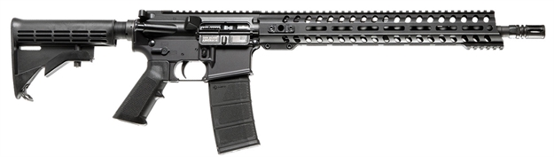 Picture of Patriot Ordnance Factory  The Constable  
Semi-Automatic 300 Aac Blackout 16.5" Black Hardcoat Anodized
