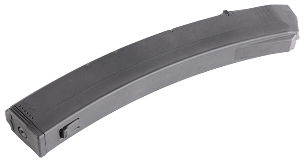 Picture of  Patriot Ordnance Factory 00831 Phoenix  35Rd Curved 9Mm Luger Fits Pof Phoenix Black Polymer