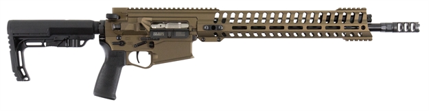 Picture of  Patriot Ordnance Factory 01467 Revolution Gen4 308 Win,7.62X51mm Nato 16.50" 20+1 Burnt Bronze 6 Position Mft Bms Minimalist Stock Mlok