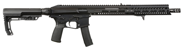 Picture of  Patriot Ordnance Factory 02061 Phoenix  9Mm 10+1 16.50" Black Cerakote Picatinny Rail