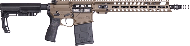 Picture of  Patriot Ordnance Factory 02064 Rifle Rogue 308 Win 20+1 13.75" Patriot Brown Cerakote