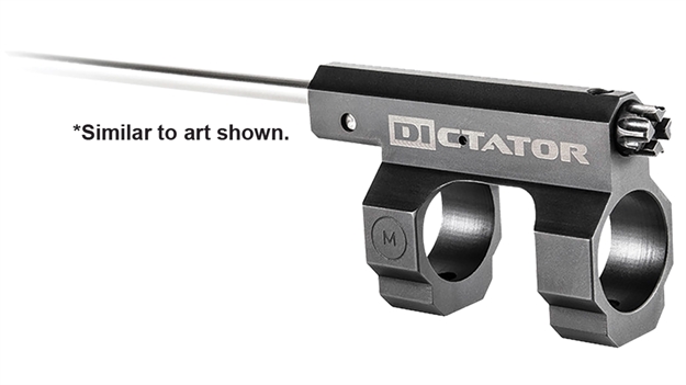 Picture of  Patriot Ordnance Factory 00839 Adjustable Gas Block Dictator .750" AR Platform Qpq Nitride 847313008398