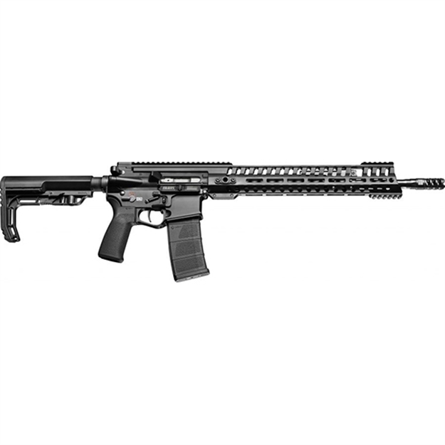 Picture of  Patriot Ordnance Factory 01143 P415 Edge 223 Rem,5.56X45mm Nato 16.50" 30+1 Black Hard Coat Anodized 6 Position Mft Stock 847313011435