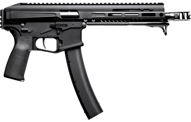 Picture of Patriot Ordnance Factory Phoenix Pistol W/Qd End Cap 9Mm 8" M-Lok Black! POF01801