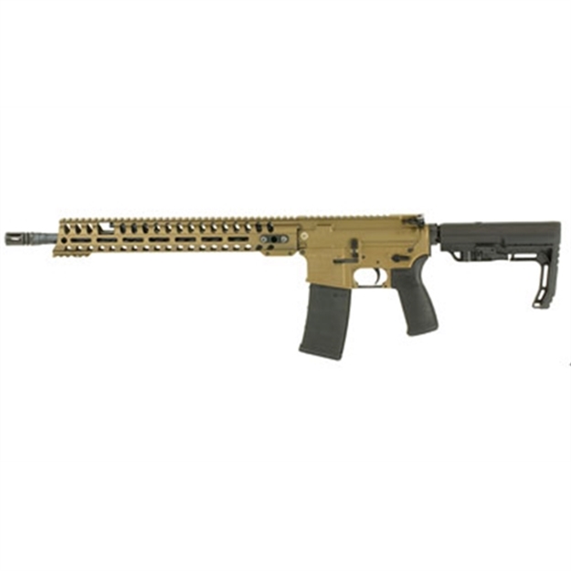 Picture of Patriot Ordnance Factory 00911 Renegade Standard Semi-Automatic 223 Remington/5.56 Nato 16.5" 30+1 6-Position Mft Bms Minimalist Black Stk Burnt Bronze Receiver/Black Barrel