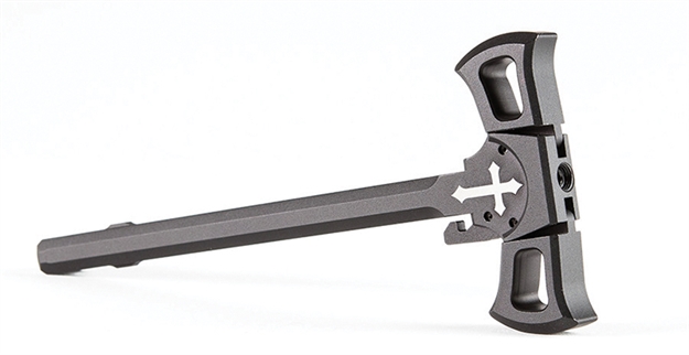 Picture of  Patriot Ordnance Factory 00849 Tomahawk Charging Handle Ar-15 Black Anodized Aluminum, Ambidextrous 847313008497