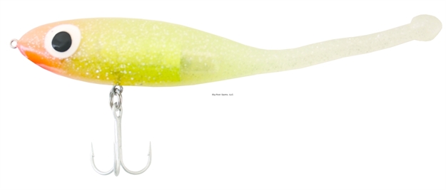 Picture of Paul Brown Devil Soft-Body Twitchbait, 4 7/8", 5/8 Oz, Glow, Suspending