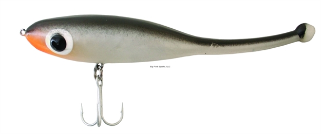 Picture of Paul Brown Devil Soft-Body Twitchbait, 4 7/8", 5/8 Oz, Pearl/Black Back, Suspending