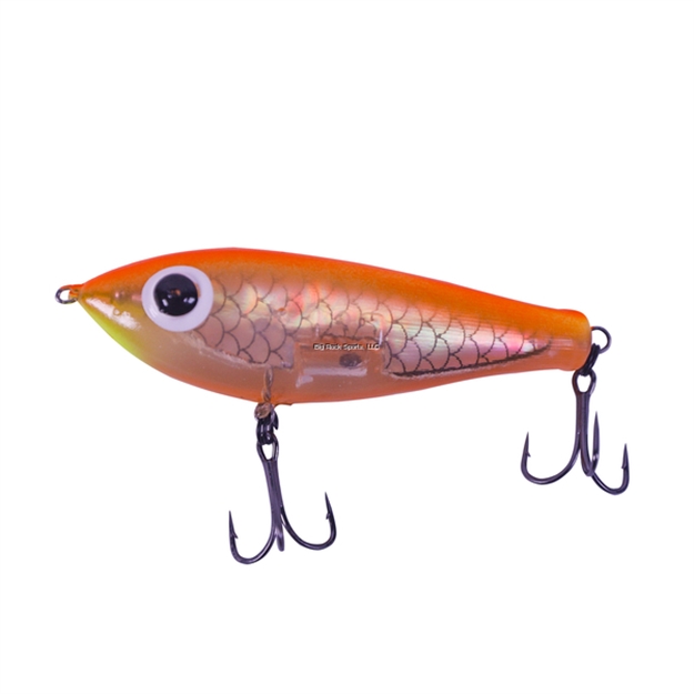 Picture of Paul Brown Fat Boy Pro 3 1/2", 7/8 Oz.,  Orange Back/Silver Flat Insert/Chartreuse Throat