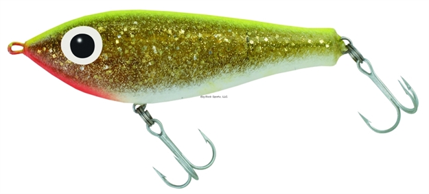Picture of Paul Brown Fat Boy Rattling Twitchbait, 3 1/2", 7/8 Oz, Chartreuse Gold White Belly, Suspending