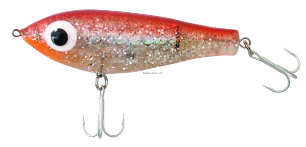 Picture of Paul Brown Fat Boy Rattling Twitchbait, 3 1/2", 7/8 Oz, Copper Top Silver, Suspending