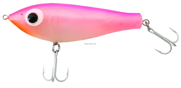 Picture of Paul Brown Fat Boy Rattling Twitchbait, 3 1/2", 7/8 Oz, Pink Back/Pearl, Suspending
