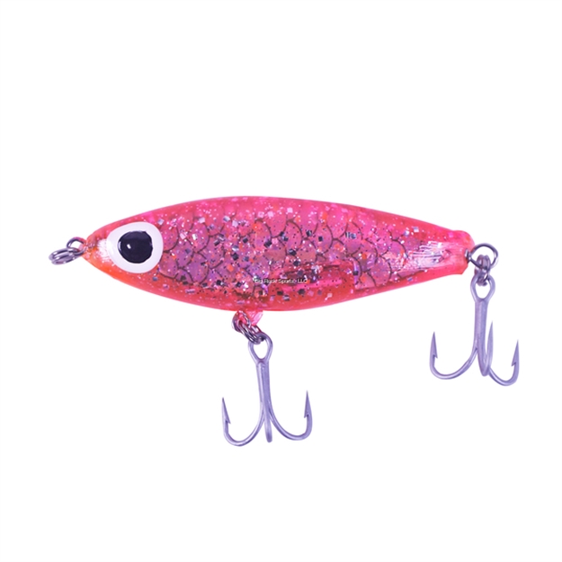 Picture of Paul Brown Soft-Dine Rattling Twitchbait, 2 5/8", 3/8 Oz, Pink Silver, Suspending