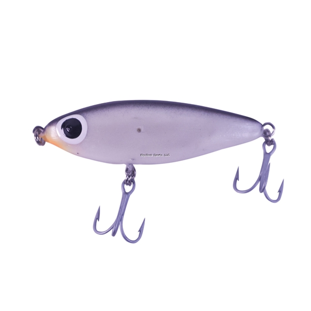 Picture of Paul Brown Soft-Dine XL Soft Body Rattling Twitchbait, 3 1/4", 5/8 Oz, Pearl/Chartreuse Back, Suspending