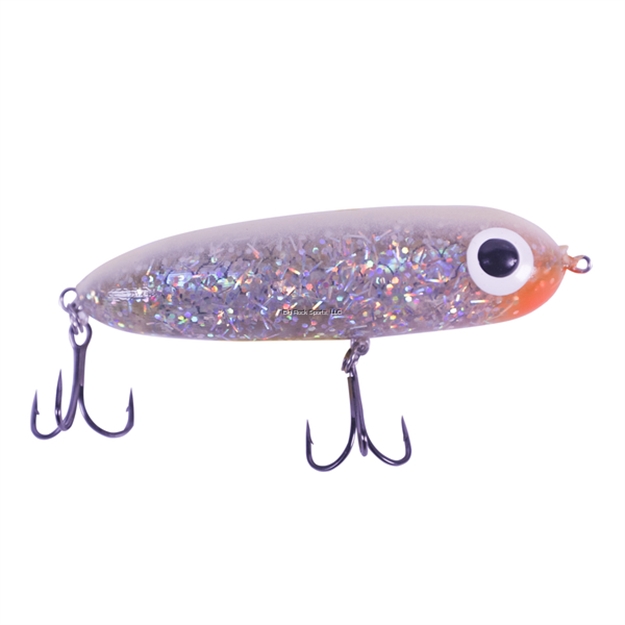 Picture of Paul Brown Soft-Dog Soft Body Top Water Lure, 3 3/4", 7/8 Oz, Bone Back/Silver Whisker Glitter