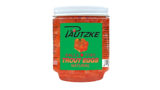 Picture of Pautzke Balls O' Fire - Trout Eggs, Natural, Can BE Colored, 8Oz Jar