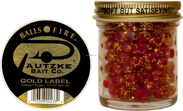 Picture of Pautzke Balls O' Fire Salmon Eggs Gold Label 1 OZ