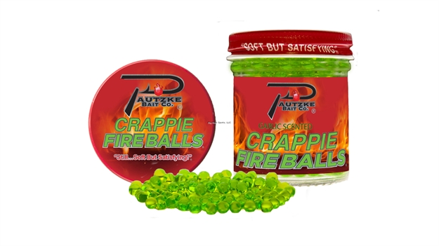 Picture of Pautzke Crappie Fire Balls Chartreuse 1.35Oz