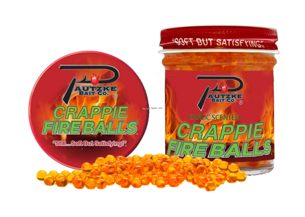 Picture of Pautzke Crappie Fire Balls Orange 1.35Oz