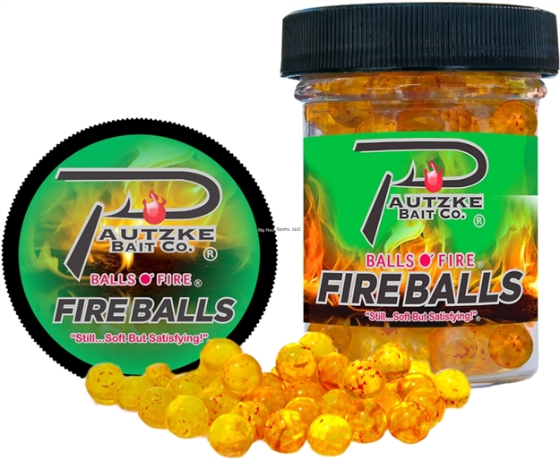 Picture of Pautzke Fire Balls 1.65Oz, Gold/Garlic