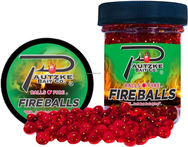 Picture of Pautzke Fire Balls 1.65Oz, Red/Glitter