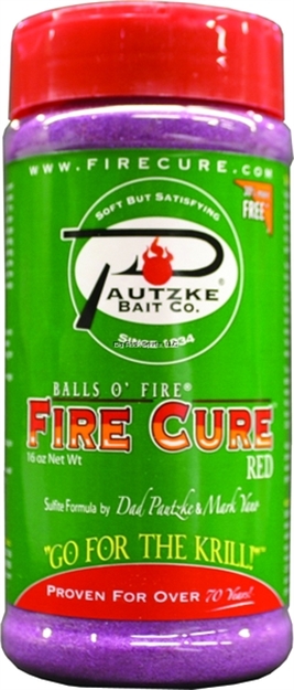 Picture of Pautzke Fire Cure 16Oz Red Egg Cure
