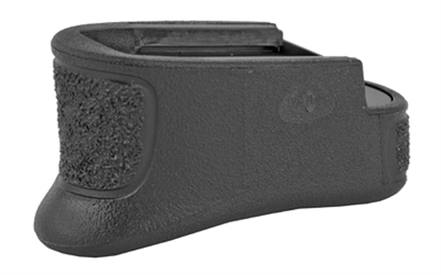 Picture of Pearce Grip Pgmps+ Magazine Extension  Made OF Polymer With Texture Black Finish & 1" Gripping Surface For S&W M&P Shield, M&P Shield M2.0 (Adds 2Rds 9Mm Luger, 1Rd 40 S&W) PG-MPS+