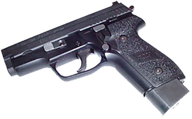 Picture of Pearce Grip Pgbhp9 Mag Ext 2Rd Ber 92, Brwng Hp, Sig 228/229, CZ 75 Blk Poly