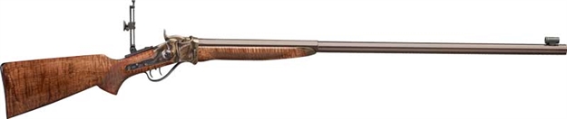Picture of Pedersoli Tascosa Sharps Long Range 45-70 34" Tgr Mapl Wood< 010S78847G 8029874033015