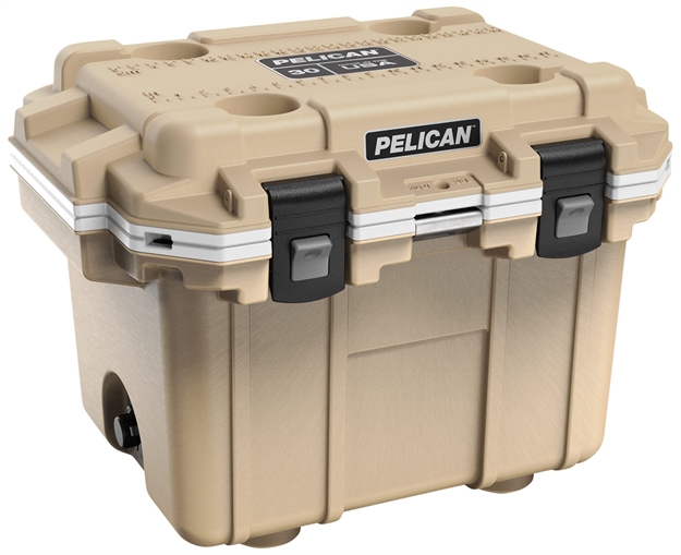 Picture of Pelican 30Q-1-Tanwht 30Qt Elite Cooler Tan/Wht 30Q1TANWHT