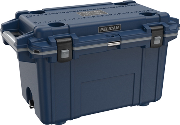 Picture of Pelican Cooler IM 70 Quart Elite Pacific Blue/Gray Trim