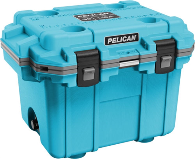 Picture of Pelican Coolers IM 30 Quart Elite Blue/Gray! 30Q1CLBLUGRY