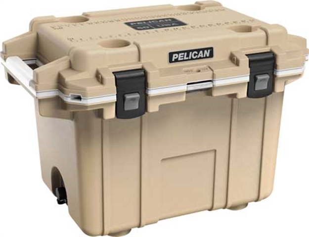 Picture of Pelican Coolers IM 50 Quart Elite Tan/White 50Q1TANWHT 825494076375